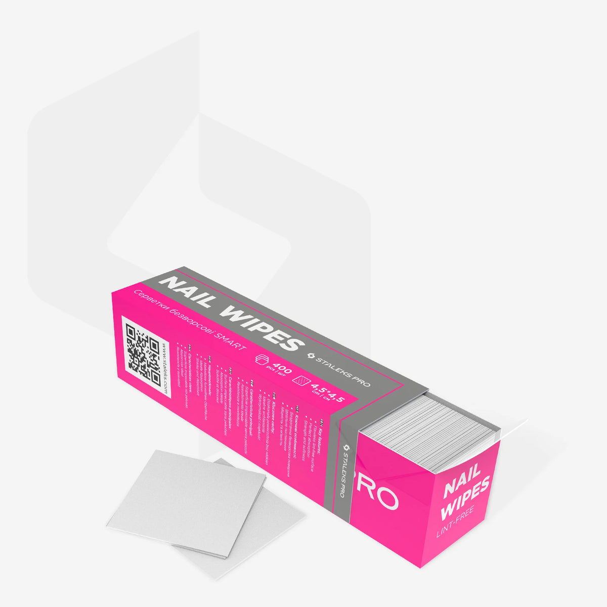 Nail wipes senza pelucchi SMART (400 pz)