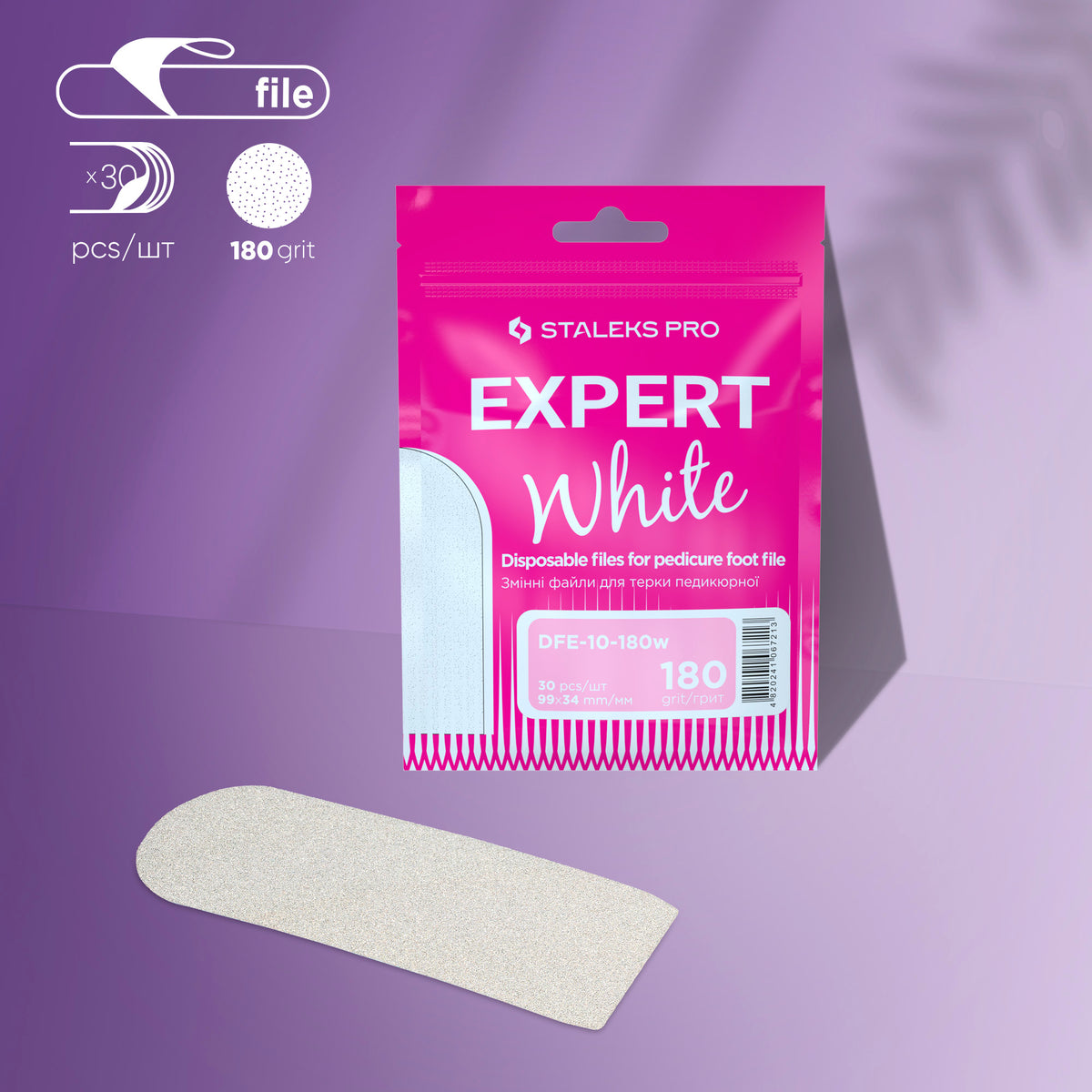 Ricambi adesivi per Raspa in metallo EXPERT 10 (30 pezzi) Bianco