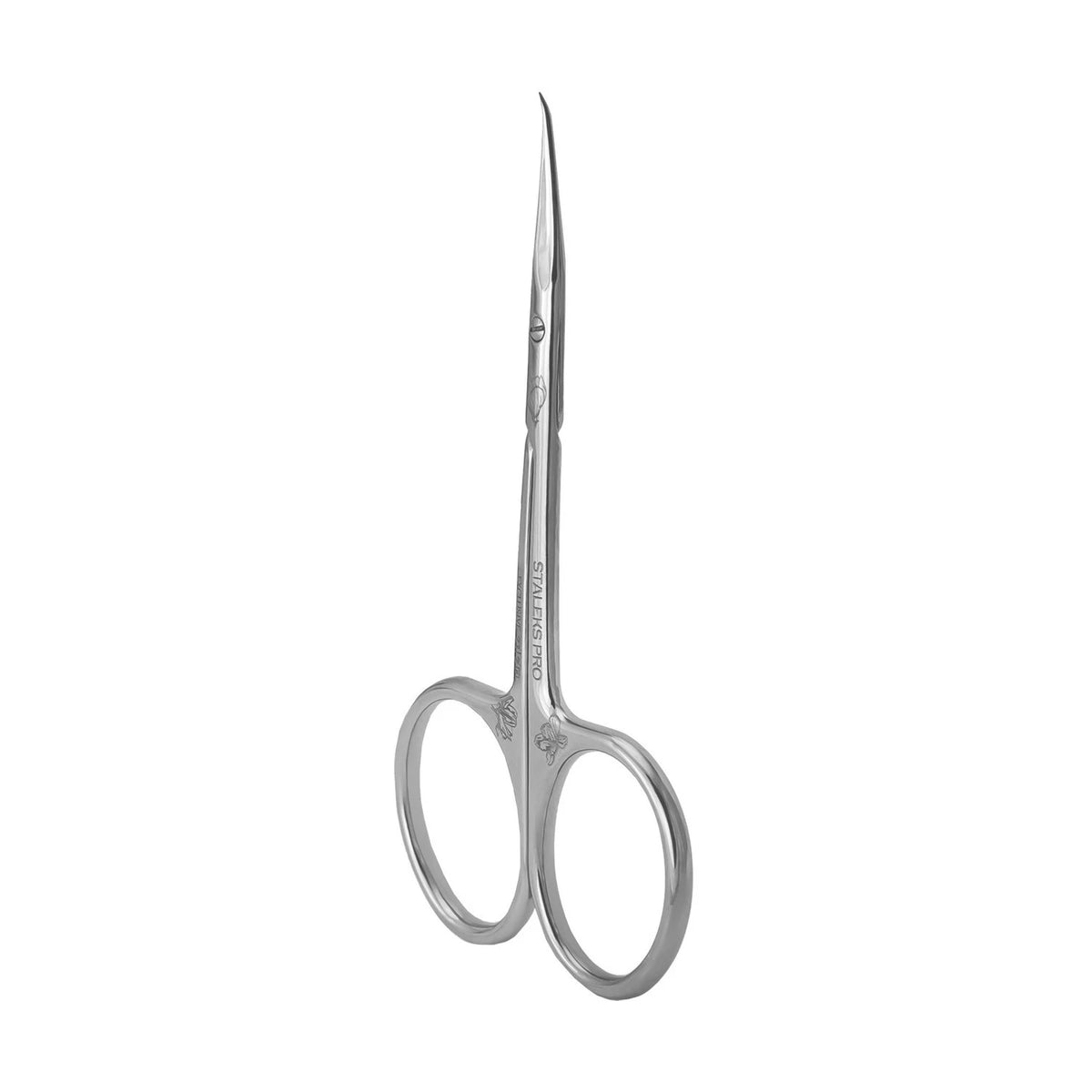 Forbici professionali per cuticole con punta a gancio EXCLUSIVE 21 TYPE 2 (Design: Fior di Magnolia)