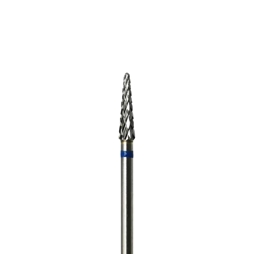 Punta Carbide Cono Piccola, blue, diametro 3 mm - lunghezza punta 12 mm