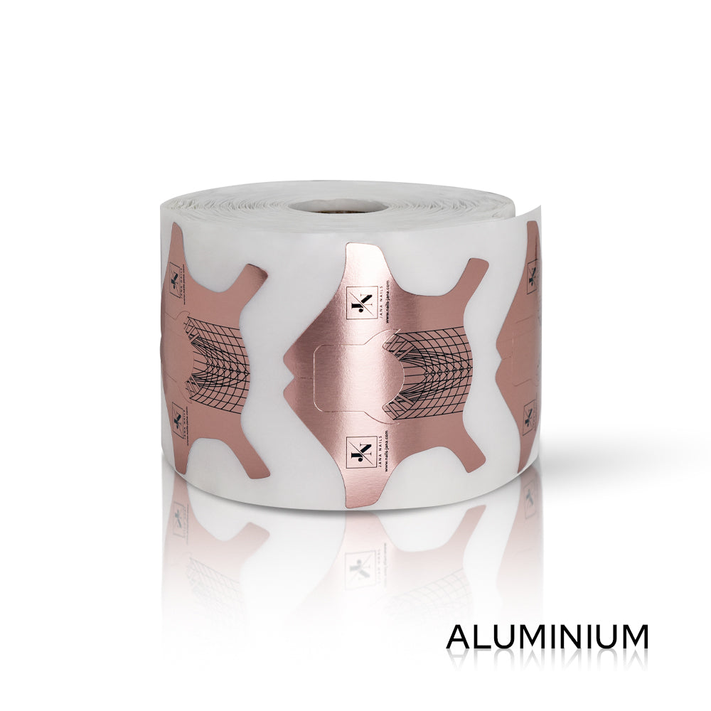 Nail form aluminium rose gold